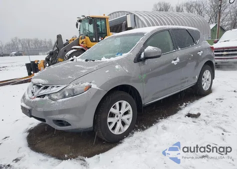 2012 Nissan Murano S из США, поврежденный, VIN JN8AZ1MWXCW227331